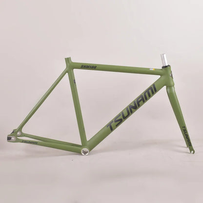 Tsunami SNM100 Aluminium Bicycle 49/52/55/58cm Fixed Bicycle 700C Racing Bike Single Speed Fixie Bicicleta With Carbon Wheelset