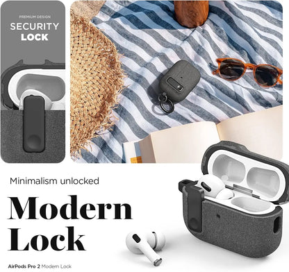 Protective Case for AirPods Pro 2 Cover Luxury Earphone Cover Case for Apple AirPods 4 3 Air Pods Shockproof Sleeve With Hook