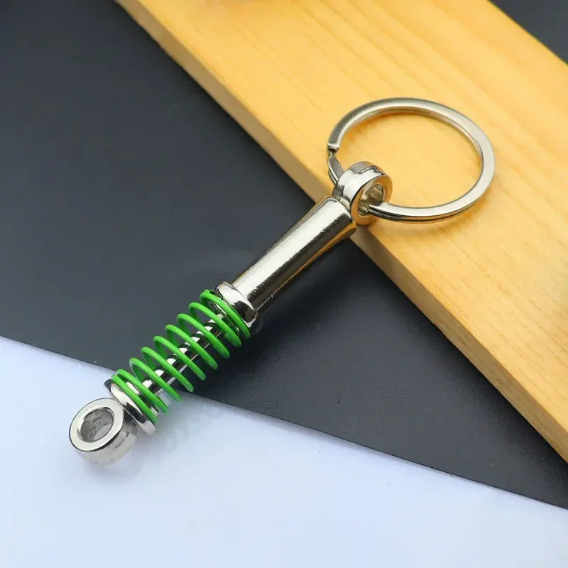 Metal Mini Car Auto Creative Wheel Keychain Parts Auto Enthusiast  Accessories KeyKeyring Ring Chain for Men Woman Lover Gift