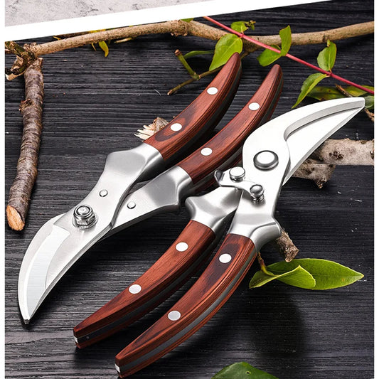 Multifunctional Garden Pruning Shears SK5 Steel Blade Labor Saving Scissors Fruit Tree Flower Branch Bonsai Trimming Tool