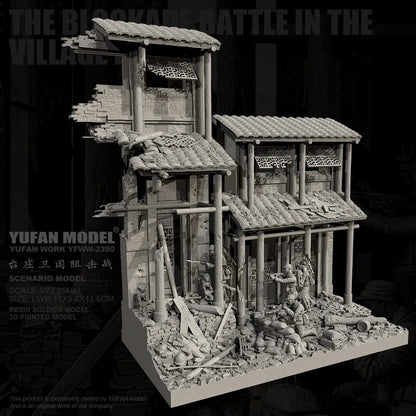 YUFAN MODEL 1/72 Resin model kit, white mold self assembling and coloring (complete set)  YFWW-2390/3D