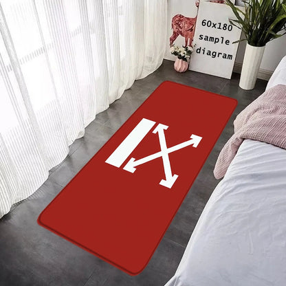 Door Mats Interior Bedside Foot Rug Welcome Floor Mat for Entryway Off-white Soft Hallway Carpet Kitchen Rugs Fluffy Home Decor