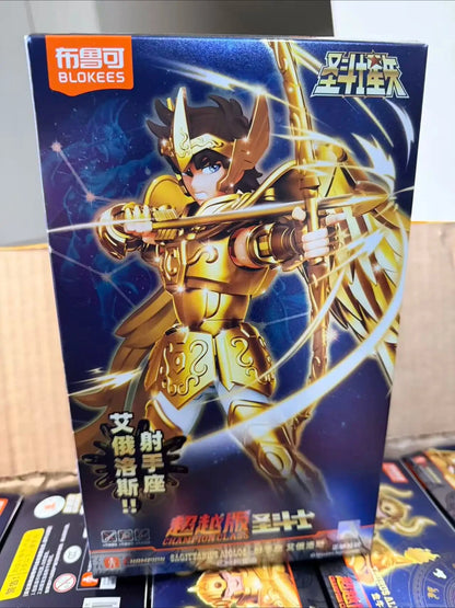 Original BLOKEES Saint Seiya Second Bullet Gemini Dragon Capricorn Sagittarius Action Figure Anime Toys Christmas Gift in Stock