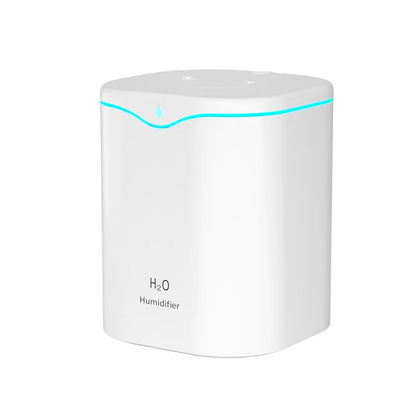 2000ML Large Capacity USB Air Humidifier With Double Spray Port Essential Oil Aromatherapy Cool Mist Maker For Home Office