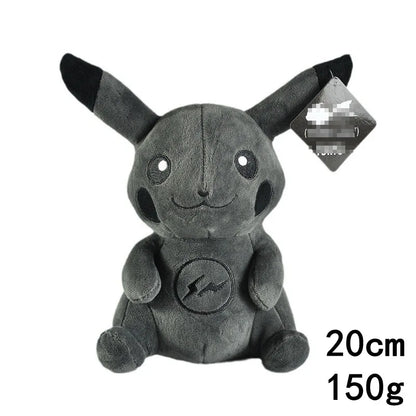 20CM Pokemon X Fragment Anime Character Dark Pikachu Doll Kawaii Pop Doll Black Pikachu Pillow Birthday Gifts Female