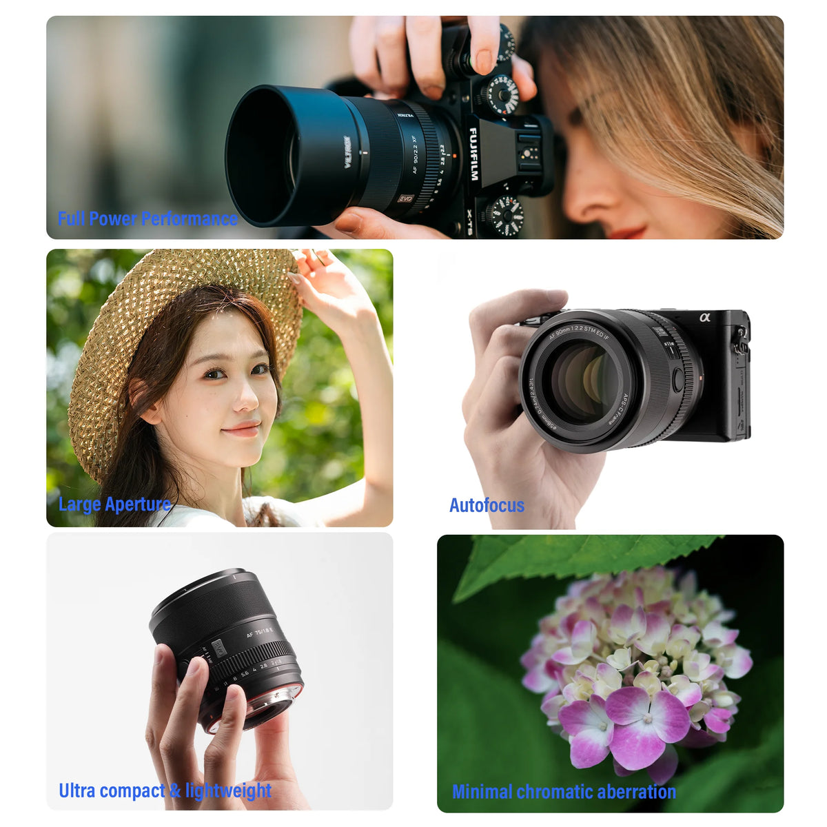 Viltrox AF 75mm F1.8 90mm F2.0 EVO APS-C Camera Lens Medium Telephoto Prime Len Wedding Event Vlog Video for Sony Nikon Fujifilm