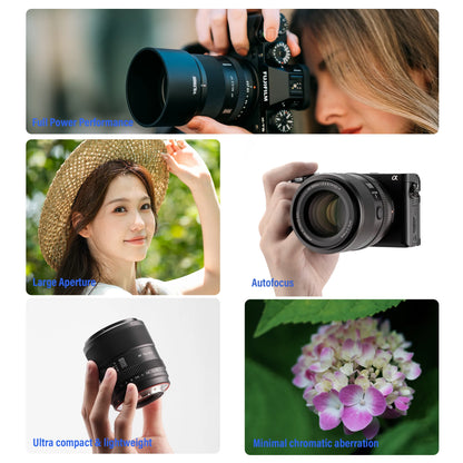Viltrox AF 75mm F1.8 90mm F2.0 EVO APS-C Camera Lens Medium Telephoto Prime Len Wedding Event Vlog Video for Sony Nikon Fujifilm