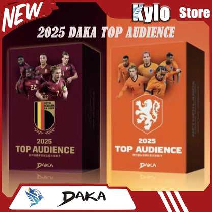 New Daka 2025 Trading Cards Top Audience Machester Cuty Juventus Ac Milan Internazionale Milano Football Star Official Box Gift