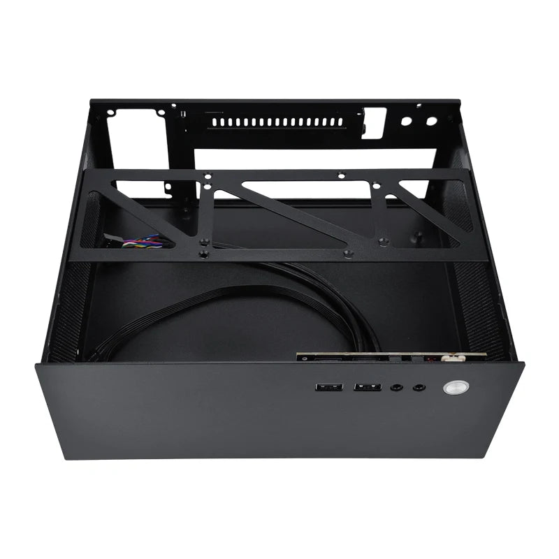 Vertical or Horizontal 4.3L Mini-ITX PC Case for Monitoring Server Chassis Industrial Control Computer for Computer Case Chassis