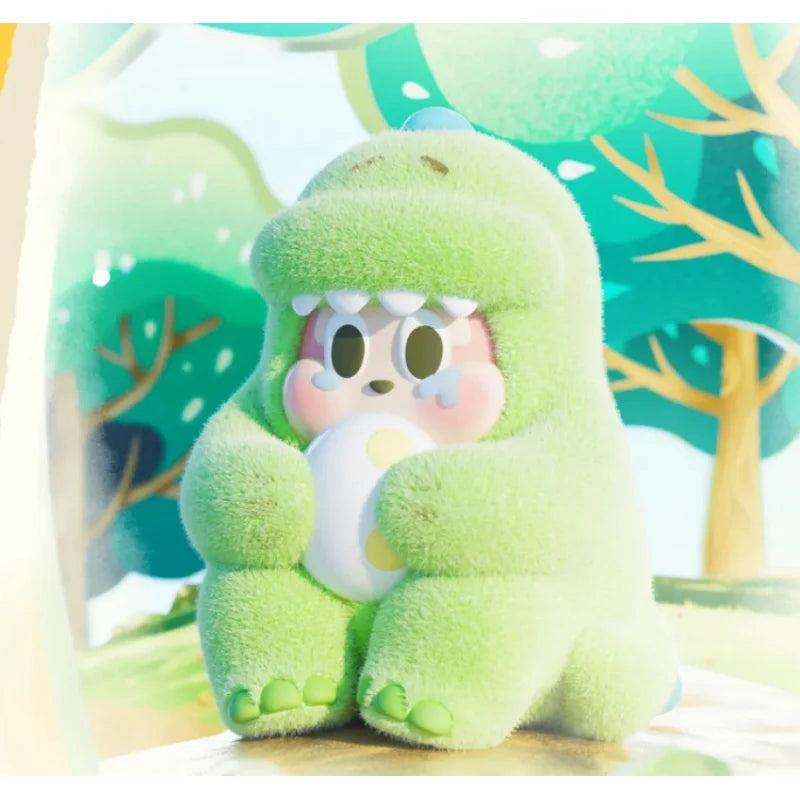 THE SLLO Dinosaur Hairy Dragon Series Blind Box Toys  Figure Surprise Mystery Box Dolls Girls Gift