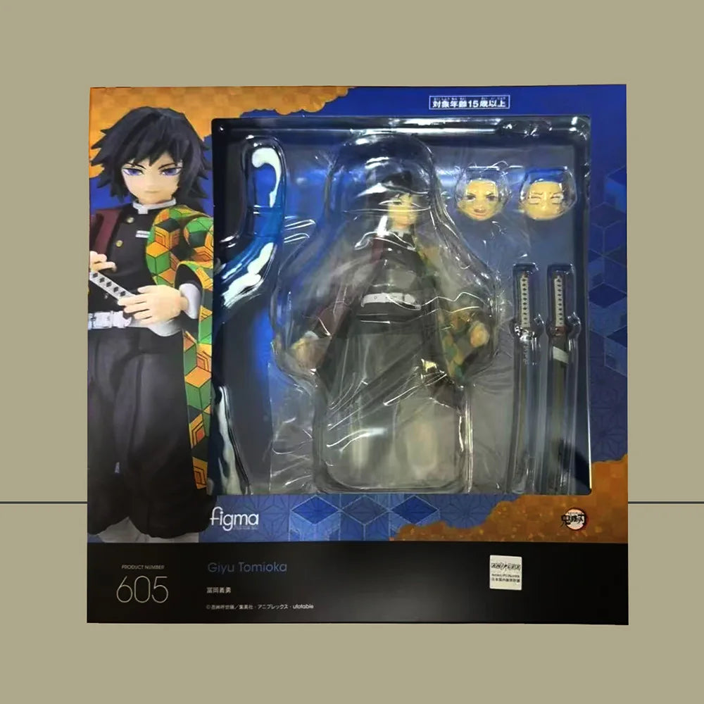 Figma DemonSlayer Articulated Action Figures Tanjiro Kamado Nezuko Zenitsu Kyojuro Rengoku Collectible Anime Model Fans hot Gift