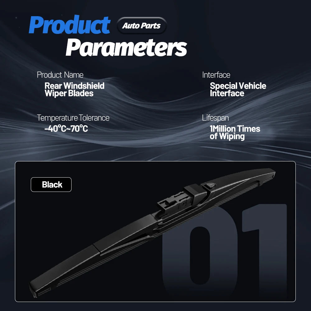 For Porsche Macan 95B 2014-2023 2020 2021 2022 Rear Windshield Windscreen Wiper Blade Tailgate Window Wipers Accessories 16"