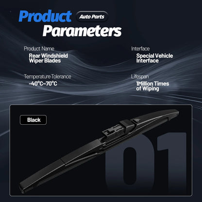 For Porsche Macan 95B 2014-2023 2020 2021 2022 Rear Windshield Windscreen Wiper Blade Tailgate Window Wipers Accessories 16"