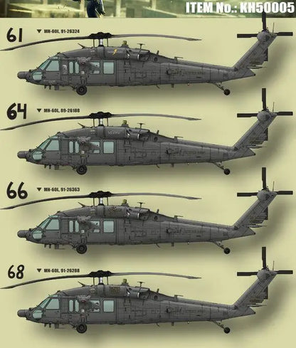 Kitty Hawk 1/35 MH-60L Blackhawk KH50005 Assemble Precision Model Kit (Figures and medal not included)