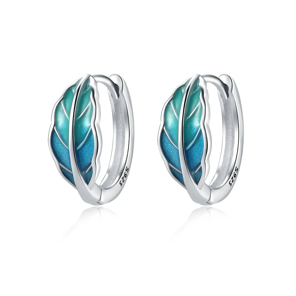 PANPOKI Original 925 Sterling Silver Beautiful Tulip Flower Earrings Women Hoop Earring Anniversary Jewelry Trendy Gifts