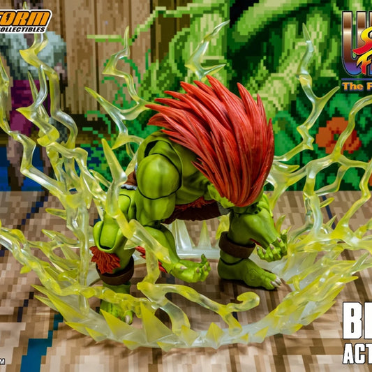 Storm Toys Original Ultra Street Fighter 2 Blanka 1/12 Action Peripheral Figure Toys for Boys Gifts Collectible Model Ornaments