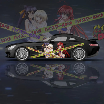High School DxD Girl Car Wrap Protect Stickers Car Decal Creative Sticker Car Body Appearance Modification Decorative Sticker