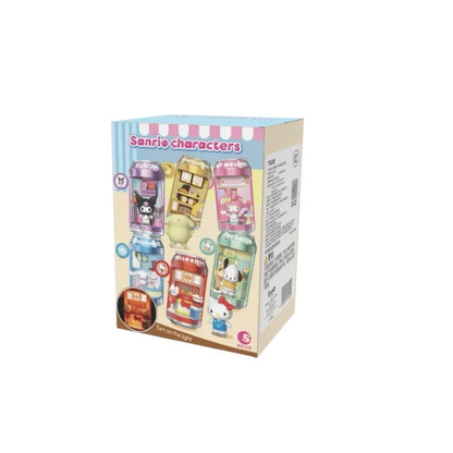 Anime Sanrio Character Soda Can Assembly Series Blind Box  Anime Figure Cinnamoroll Hello Kitty Kuromi My Melody Collect Gift