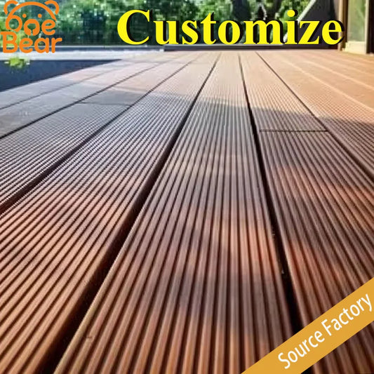 WPC Wood-Plastic Composite Flooring — Durable Outdoor Decking and Patio Paving for Gardens and Courtyards