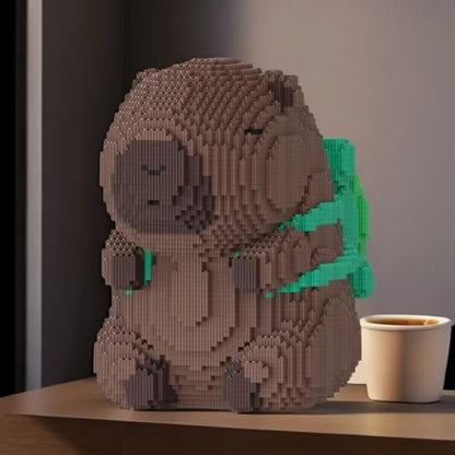 15026 Pieces Capybara Backpack Building Blocks 3D Stacking Model Ornament - Suitable for All Holiday Gifts