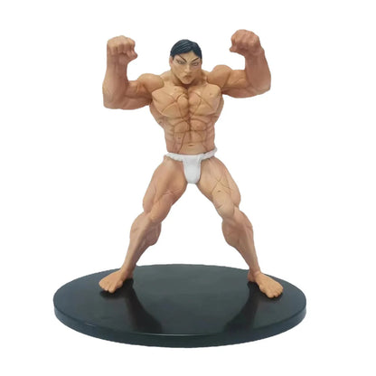 Anime Figure Hanma Baki Hanma Yujiro Hanayama Kaoru Figure Hanma Baki Fighting Action Figures Doll PVC Model Statue Gift 15-22cm