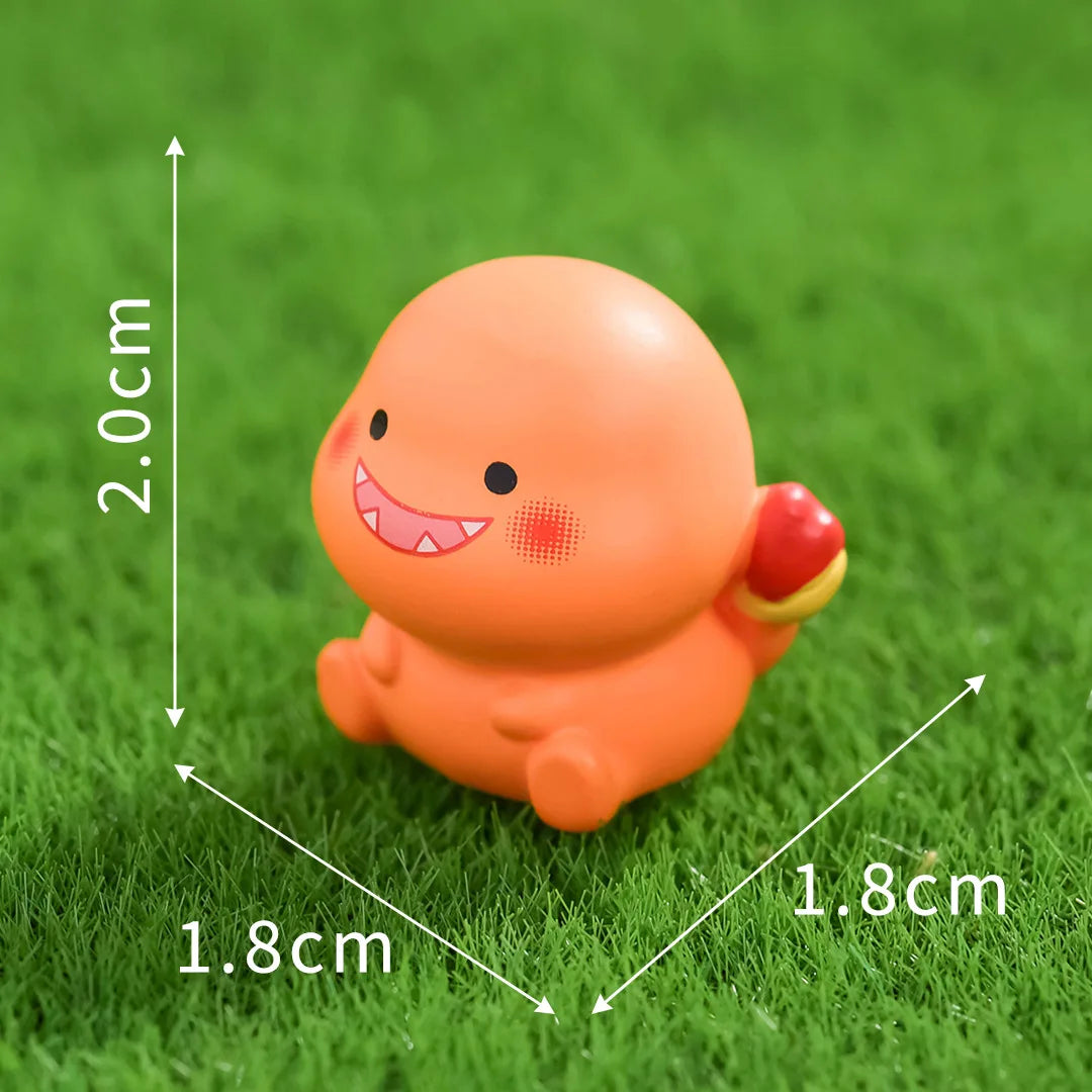 6pcs Pokemon Pocket desktop Ornaments, Cute Anime Character Figurine Set, Collection Decoration, Fan Surprise Products