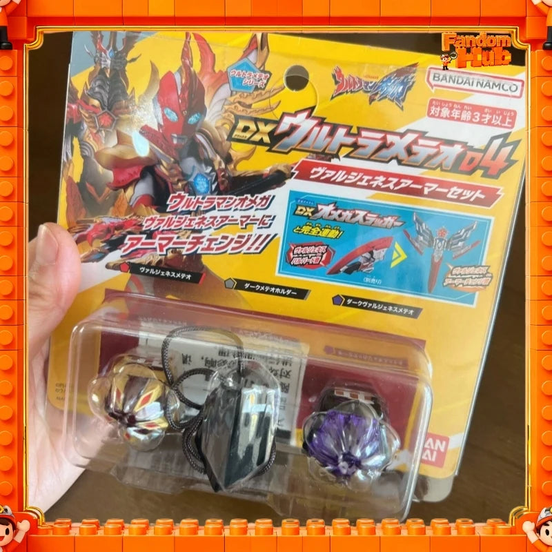 Bandai Dx Ultraman Omega Slugger Boomerang Henshin Device No.04 Suzaku Star Stone Ultra Meteo ウルトラメテオ Set cospaly prop Toy Gift