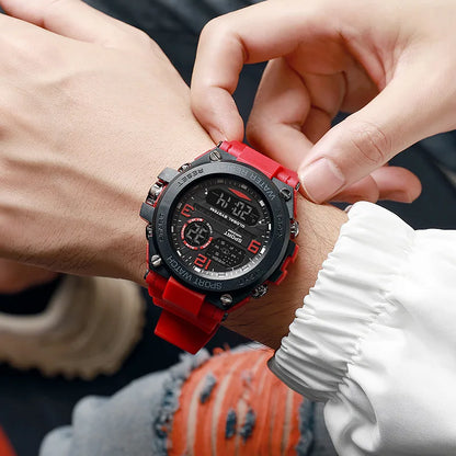 MAYZHISU Top Luxury Electronic Watch for Man Outdoor Men's Sports Watches Stopwatch Waterproof Calendar Kids Digital Clock Gift