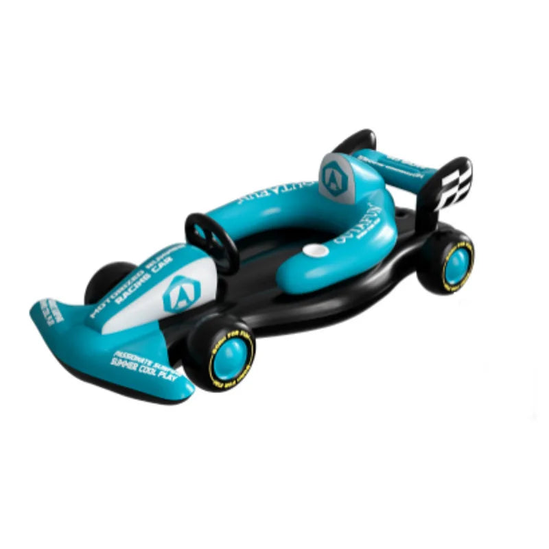 Inflatable Electric Floating Raft Racing Model Built-in Propeller Swimming Pool Water Entertainment Backrest Lounge Chair