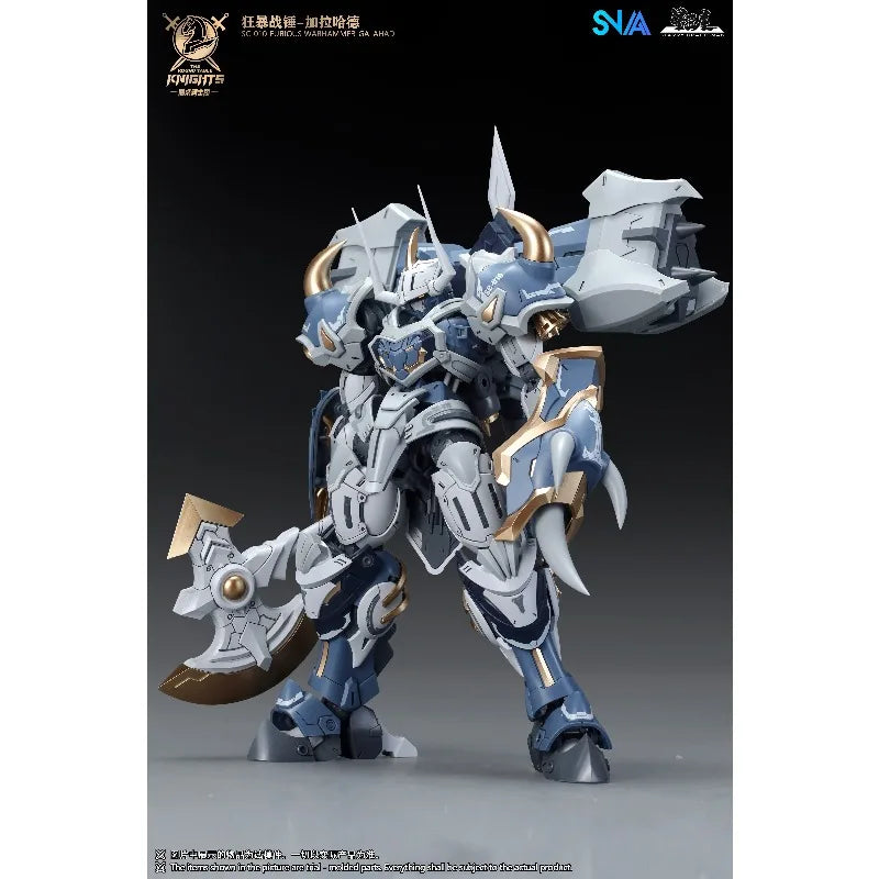 SNAA  Original 1/144 Round Table Knights Steel Cavalry Four Knights Iron Sickle Kay Galahad Tristan Gawain Model Kit Collectible