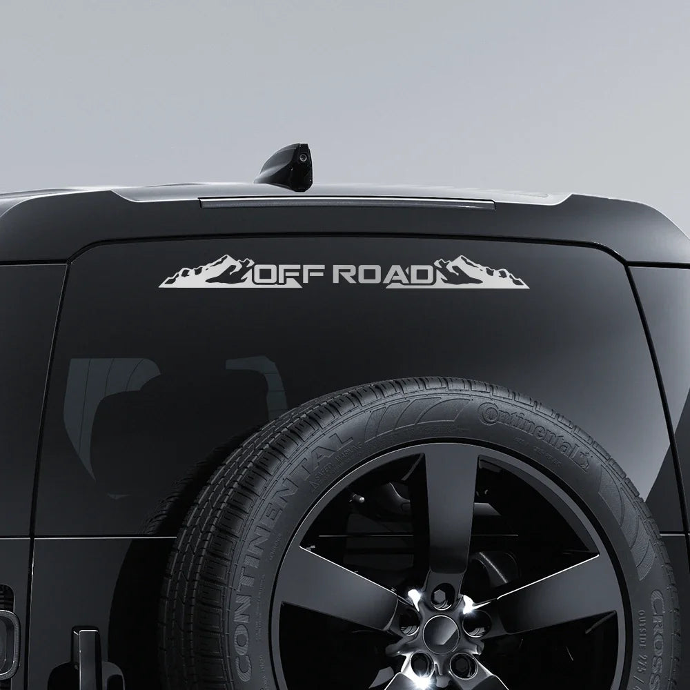 Creative Mountain 4x4 Off Road Sticker Car Windshield Window Body Side Deocr Decal Waterproof Decoration Auto Tuning Accessories
