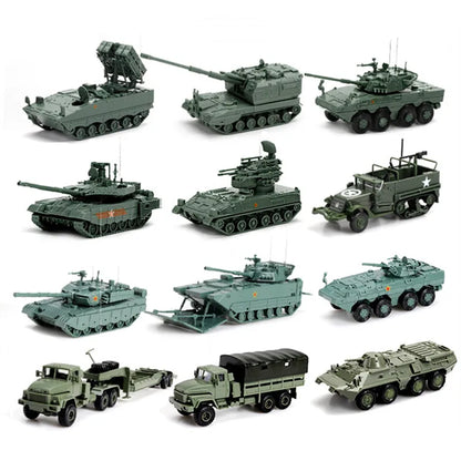 4D 1/72 Tank Assembly Puzzle Model Infantry Fighting Vehicle Military Tractor Artillery Boys' Toys