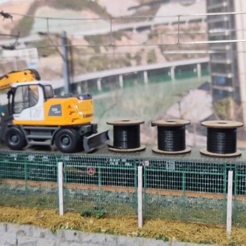 N Scale Miniature Protective Metal Fence 1/150 Model Guaedrail For Railway Train/Sand Table/Military Scene Material/Diorama 1PC
