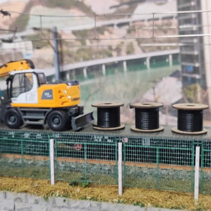 N Scale Miniature Protective Metal Fence 1/150 Model Guaedrail For Railway Train/Sand Table/Military Scene Material/Diorama 1PC