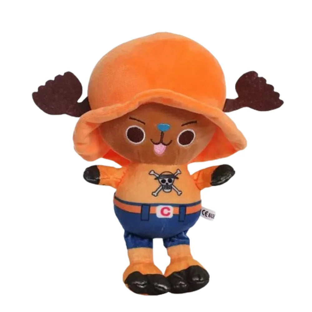 NEW One Piece Anime Figure Zoro Luffy Chopper Plush Toys Cute Cartoon Plushie Stuffed Dolls Pendant Kids Xmas Gifts