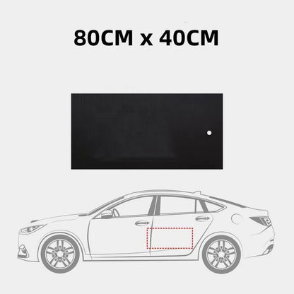 Black Car Door Protector Adhesive-Free/Magnetic Body Side Edge Guard Decorative Anti-scratch Protection Pad Stickers Multi Size