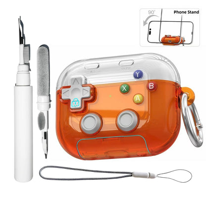 for AirPods Pro 3/Pro 2/Pro/4 Case with Secure Lock Cute 3D Game Player Design Protective Earphone Case Cover for AirPods 4/Pro3