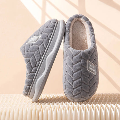 Winter Home Slippers for Women Warm Thick Sole Non Slip Indoor Slippers for Men Fluffy Bedroom Slippers for Unisex