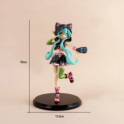 Anime Figure Wedding Dress Action Figures Kawaii Swimsuit Vocaloid PVC Collectible Model Toys Girl Gift