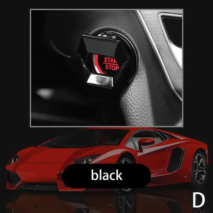 New universal car engine start stop switch button protective cover, anti scratch car interior design car product accessories