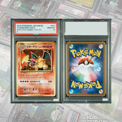DIY PROXY PTCG GRADED COLLECTION CARD 20TH ANNIV-1ST ED. SERIES MEW-HOLO CHARIZARD-HOLO MEWTWO-HOLO CARD GEM MT10 CHILD GIFTS