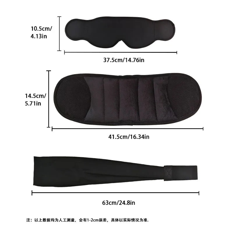 3-in-1 Adjustable EyeMask Airplane Sleep Support System Travel Pillow Multi-Use Office And Home Comfortable Pillow for Traveling