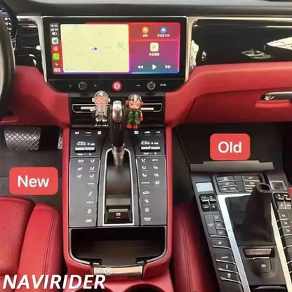 12.3+12.3inch For Porsche Macan 2014-2017 PCM 3.1 4.0 Dual Screen Stereo Car Radio GPS Carplay Multimedia Player Android Auto