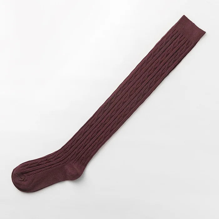 1 3 5 Pairs of Cozy Thermal Over the Knee Knit Socks for Women Warm and Stylish Winter Socks with Thickened Material