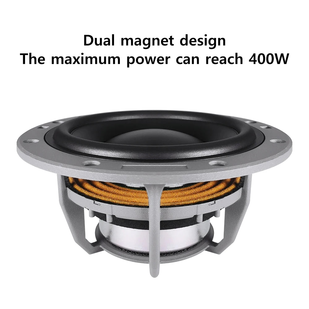 High Quality 6.5 Inch Car Speaker 400W HiFi Car Audio Stereo Lossless Modification Tweeter Mid-Woofer Subwoofer Dynaudio372 OEM