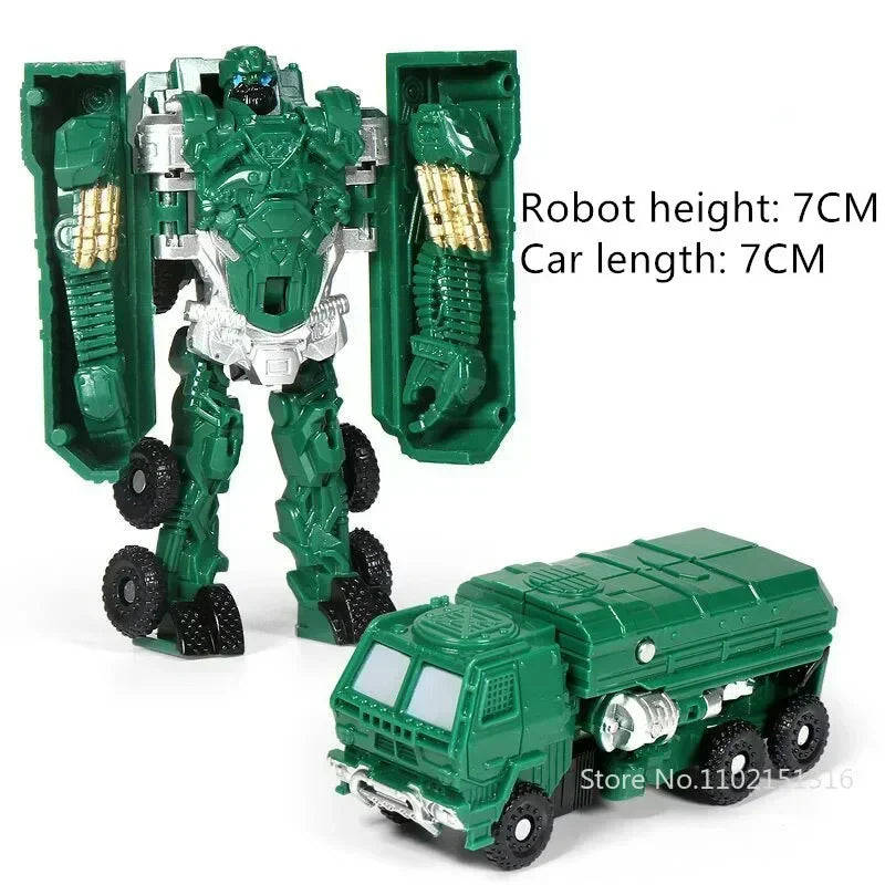 Children Toys Mini Transformation Robot Kit Toys Models 2 In 1 Deformed Car Toy Robots Toys for Kids Gift  Action Figure