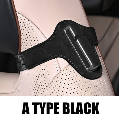 1Pcs Universal Car Seat Belt Fixator, Adjustable Strap Clip Holder, Safety Buckle Positioning Device, Auto Interior Accessories