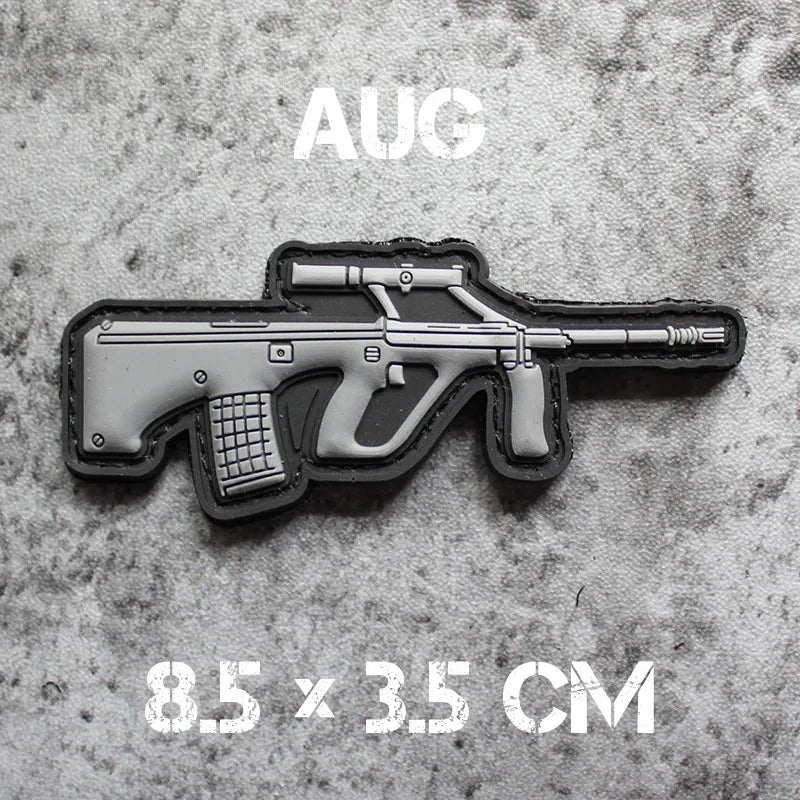 New 3D PVC Armband M416 Q Edition Armband Backpack Morale Collection Tactical Fast Tank Military Hook&Loop Patches for Clothing
