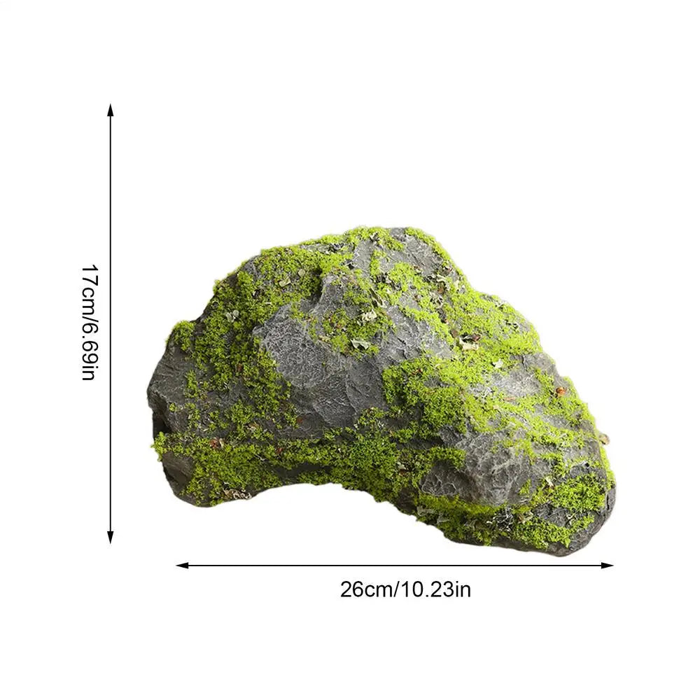 1 Piece Simulated Moss Stone Fake Rock For Indoor And Outdoor Garden Decoration Artificial Landscape Home Decoration