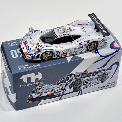 TH 1/64 911GT1 Le Mans Champion Cayenne Alloy Car Model as a Gift for Collectors